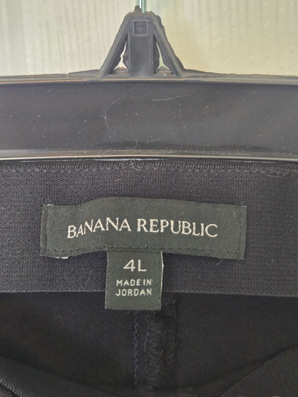 Size 4L Banana Republic Black Trousers
